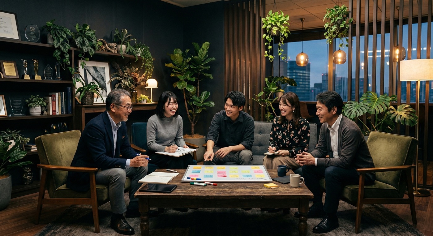 多様性を象徴する温かい風景